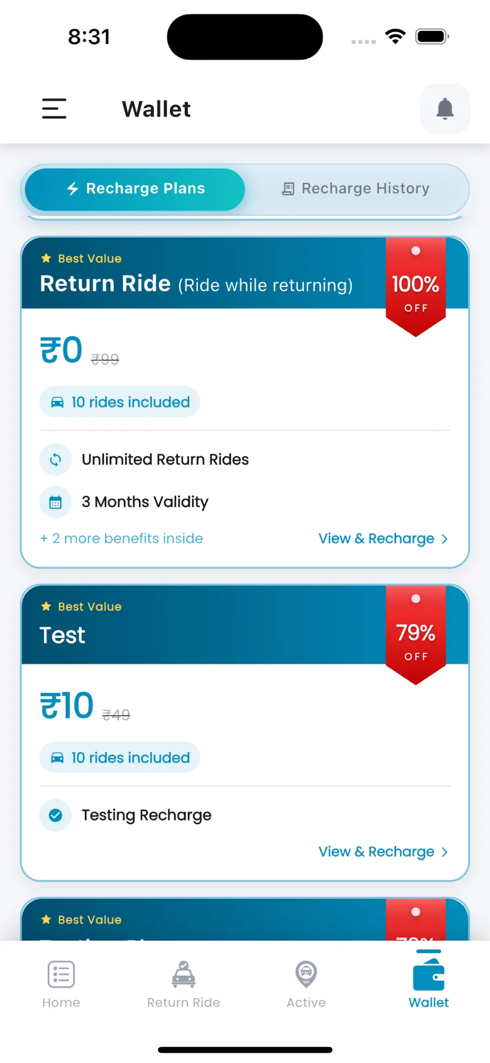 Coming Bro — Driver App screen 2