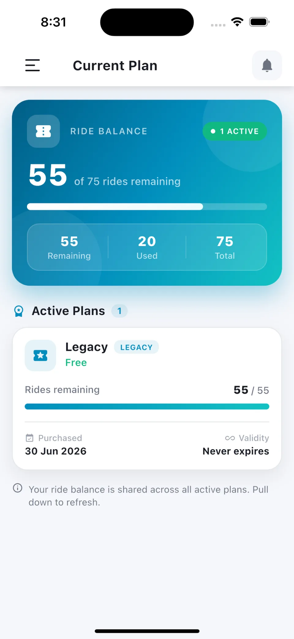 Coming Bro — Driver App screen 1